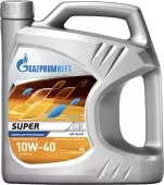 Gazpromneft Super 10w40 SG/CD 4л полусинтетическое масло моторное