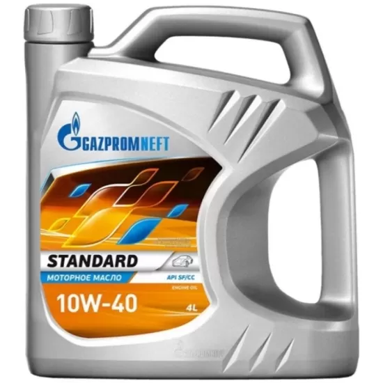 Gazpromneft Standard 10w40 4л минеральное масло моторное