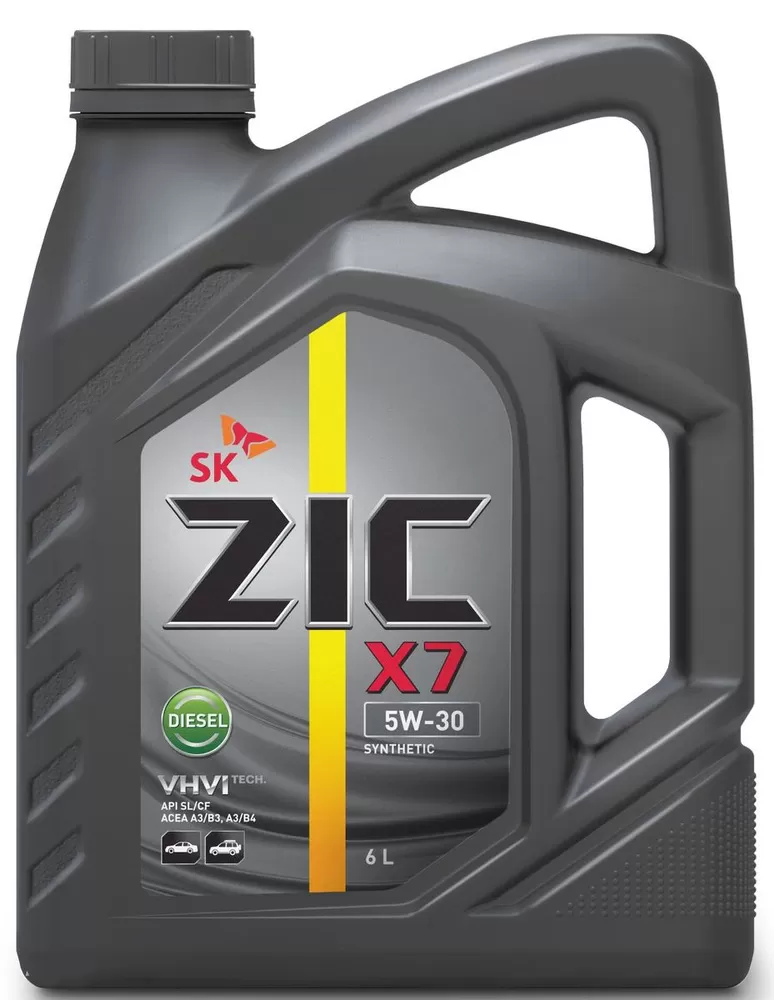 ZIС 5W30 Diesel X7 синтетическое 6л.масло моторное