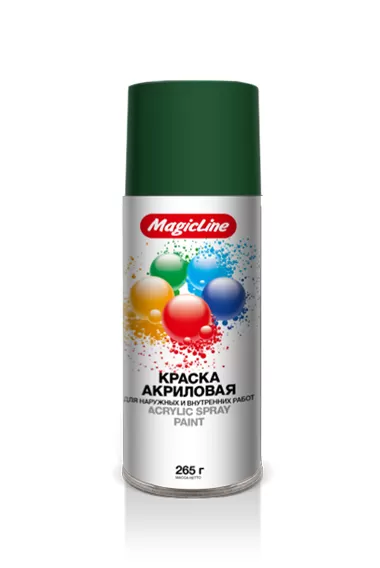 MAGICLINE-300 темно-зеленая 265г акриловая RAL6026