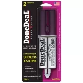 6559 DoneDeal Клей 2-минутный 2-компонентный прозрачный эпокси-адгезив 2*28,4г 6559 DoneDeal Клей 2-минутный 2-компонентный прозрачный эпокси-адгезив 2*28,4г