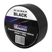 ABRO Лента герметизирующая хозяйственная 50мм*50м черная Masters DT-50-BLK-RE