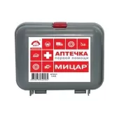 Аптечка первой помощи дорожная №2 МИЦАР (футляр 5)12534 Аптечка первой помощи дорожная №2 МИЦАР (футляр 5)12534