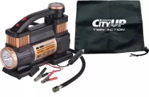 Компрессор АС-606 2-х цилиндровый TWIN ACTION 300Вт 10Атм 60л CITY UP